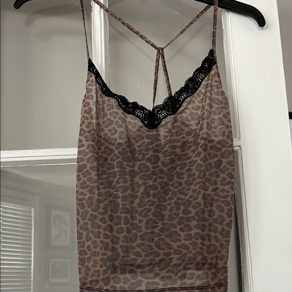 Another one! Y2K Express sheer cami.